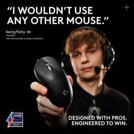 Logitech PRO X SUPERLIGHT 2 LIGHTSPEED Gaming Mouse - BLACK - 2.4GHZ - 933