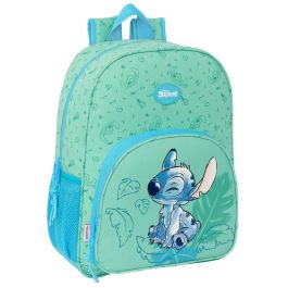 Mochila Escolar Lilo & Stitch Aloha Turquesa 33 x 42 x 14 cm