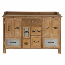 DKD Home Decor Buffet Cottage Marrón Natural Madera Metal con 5 Cajones y 2 Puertas, 116 cm Ancho Precio: 265.94999948. SKU: B1JBGQN65D
