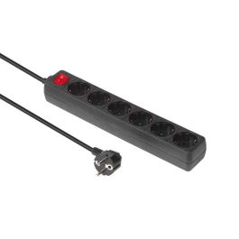 MicroConnect Regleta Schuko de 6 Tomas con Interruptor ON/OFF, Cable 5M, Negra Precio: 12.50000059. SKU: B1DMACA2DP