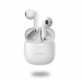 Auriculares in Ear Bluetooth CoolBox COO-AUB-TWS01 Blanco Auriculares in Ear Bluetooth CoolBox COO-AUB-TWS01 Blanco