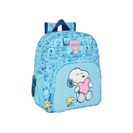 Mochila Escolar Snoopy Love Azul 32 x 38 x 12 cm Precio: 20.50000029. SKU: B167FEQCY2
