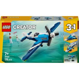 LEGO 31160 Creator 3-en-1: Avión de Carreras. Juego de Construcción para Niños y Niñas 7+ años. 178 Piezas Precio: 34.98999955. SKU: B1AQB6ZN86
