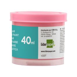 Tempera Liderpapel Escolar 40 mL Rosa 5 unidades