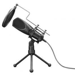 Trust Gaming GXT 232 Mantis Micrófono USB Negro para Gaming, Streaming y Podcasts