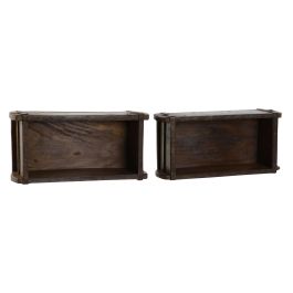 Centro Mesa Item Home DKD Home Decor Marron 15 x 10 x 33 cm (6 Unidades)