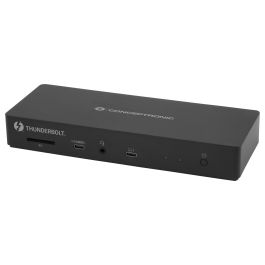 Conceptronic Docking Station 13 En 1 USB-C Profesional para Portátiles Windows, macOS, ChromeOS con Triple Salida 4K y Carga PD 96W