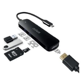 Nilox NXDSUSBC05 Dock Station 5 en 1 USB-C con HDMI 4K, 2 USB 3.0, Lector de Tarjetas SD y Micro SD, Negro Precio: 16.50000044. SKU: S8102779