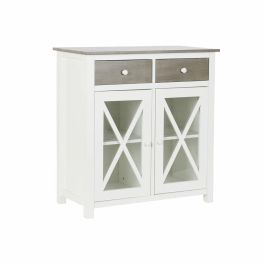Cajonera DKD Home Decor Blanco Gris Cristal Álamo Cottage 80 x 40 x 85 cm Precio: 210.49999982. SKU: B1ECQSJHLL