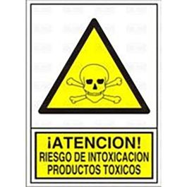 DUVER Señal 310 de Advertencia Riesgo Intoxicación Productos Tóxicos Plástico 295x210mm Precio: 6.50000021. SKU: B1AGBDJ2FL