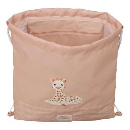 Bolsa Mochila con Cuerdas Sophie la Girafe Beige 26 x 34 x 1 cm
