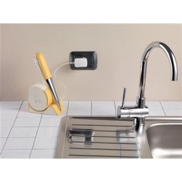 Ariete 457 Rallador Eléctrico Inalámbrico Waterproof con Batería Recargable de Litio para Queso, Frutos Secos y Chocolate