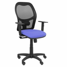 PIQUERAS Y CRESPO Silla Alocen malla negra asiento bali azul claro brazos regulables Precio: 192.49999989. SKU: S5703824