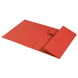 Leitz 39060025 Carpeta Cartón 3 Solapas A4 Reciclable Rojo