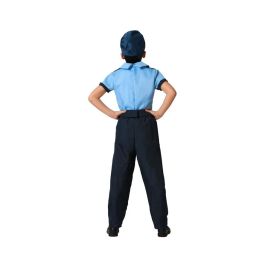 Disfraz de Policía Infantil para Niño 7-9 Años Uniforme Azul con Camiseta, Pantalón, Cinturón y Gorra para Fiestas de Carnaval Disfraz de Policía Infantil para Niño 7-9 Años Uniforme Azul con Camiseta, Pantalón, Cinturón y Gorra para Fiestas de Carnaval