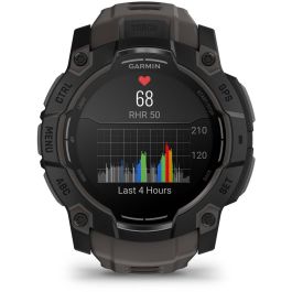 Garmin Instinct 3 AMOLED Smartwatch GPS Pantalla Táctil 1.3" 50mm Negro Silicona 416 x 416 Pixeles