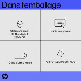 HP Thunderbolt Dock 280W G4 w/Combo Cable HP Thunderbolt Dock 280W G4 w/Combo Cable