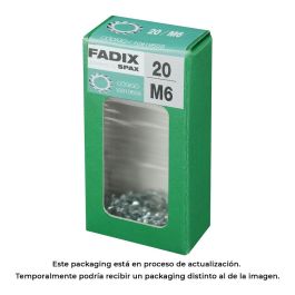 Fadix 10919659 Caja 20 Unid. Arandela Dentada M 6 Acero DIN 6797