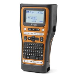 Brother PT-E560BTVP Impresora de Etiquetas Profesional LCD QWERTY Bluetooth USB, Cintas 3.5-24mm, Maletín y Batería Recargable