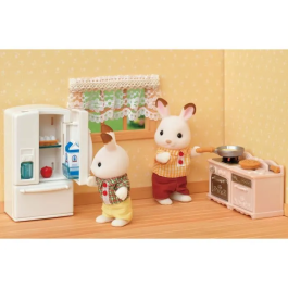 Sylvanian Families 5449 Conjunto de Muebles Cabaña y Mamá para Niños y Niñas de 3 Años Juguete Educativo