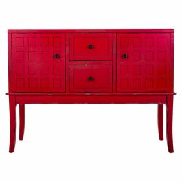 Recibidor con Cajones Alexandra House Living Rojo Madera de abeto Madera MDF 36 x 82 x 108 cm