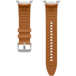 Samsung ET-SLL50LAEGEU Correa Piel Imitación Marrón para Galaxy Watch8 Classic Tallas S/M/L
