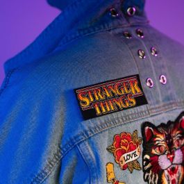 ERIK Set 3 Parches Stranger Things Termoadhesivos/para Coser de Poliéster