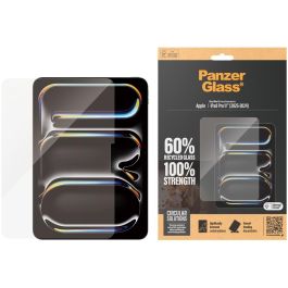 PanzerGlass Protector Pantalla Ultra-Wide Fit para Apple iPad Pro 11" (2024) - Anti-rayas, Anti-golpes, Transparente