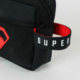 Cerdá Neceser de Aseo para Viaje Superman, para Niños y Niñas, Color Negro