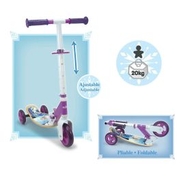 Smoby Patinete Plegable 3 Ruedas Madera Frozen Niños