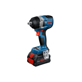 Bosch Professional Llave de impacto inalámbrica GDS 18V-750 C, 18 V, 750 Nm, 2 baterías GBA 5.0 Ah + cargador + estuche con inserto