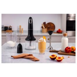 Smeg HBF03BLEU Batidora de Inmersión Negra 700W