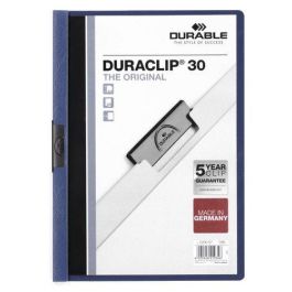 Dosier Clip Duraclip Pvc A4 2200 Pinza Metal 30H Azul Oscuro 25 unidades Precio: 41.50000041. SKU: B1BG8MRW99