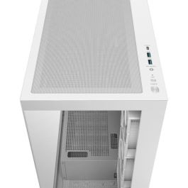 Deepcool CG580 4F WH - Caja Torre PC Gaming, ATX, Cristal Templado, 4 Ventiladores ARGB, USB-C, Blanco
