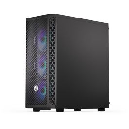 ENDORFY Signum 300 ARGB Black Torre PC ATX/micro ATX/Mini-ITX, Negra con Iluminación Multi y Ventana Lateral