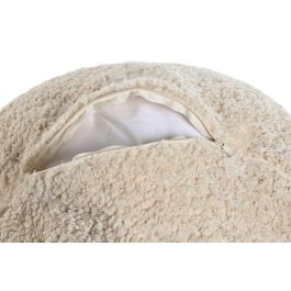 DKD Home Decor Cojín Suelo Boho Crudo Bucle 1c24 50 x 50 x 40 cm