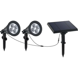 Lumi Jardin Foco Solar Doble Conectado 2 en 1 LED Blanco Frío para Pinchar o Fijar Potente Iluminación Jardín Precio: 51.49999943. SKU: B1FCRE27XT
