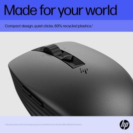 HP Ratón 715 Inalámbrico Multidispositivo 3000Dpi Recargable Negro