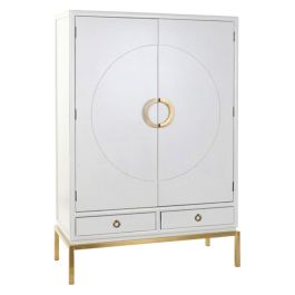 Armario DKD Home Decor Blanco Dorado Metal Álamo 120 x 50 x 175 cm Precio: 994.8899994. SKU: B1DCMKJ5MG