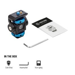 Elgato 10AAR9901 Zapata del Flash para Montaje de Cámara, Negro, Azul