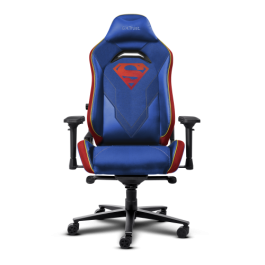 Trust GXT 721SM 25742 Ruya Pro Silla para videojuegos universal acolchada, hasta 150 kg, Azul/Rojo