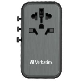 Verbatim Uta-06 Adaptador Universal De Viaje Con 2 Puerto Usb-C - 2 Puerto Usb-A Verbatim Uta-06 Adaptador Universal De Viaje Con 2 Puerto Usb-C - 2 Puerto Usb-A