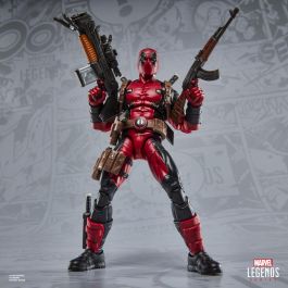 HASBRO Figura Marvel Legends Deadpool Maximum Series 15cm Articulada con 24 Accesorios y Doop