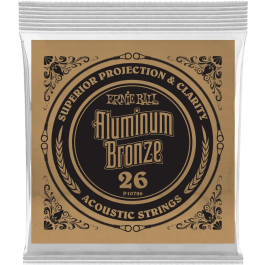 Ernieball Cuerda Acústica Aluminium Bronze .026 Precio: 3.50000002. SKU: B1KKVRJ47T
