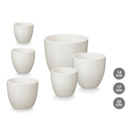 Set 3 Macetas Abombada 14 17 22Cm Blanca Mate Ibergarden Set 3 Macetas Abombada 14 17 22Cm Blanca Mate Ibergarden Precio: 15.49999957. SKU: B15XEV64KH
