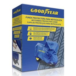 Goodyear Funda Cubre Moto XXL GOD7023 Protege de Lluvia Nieve Polvo Sol y Contaminantes Resistente Doble Costura Hebilla Ajustable