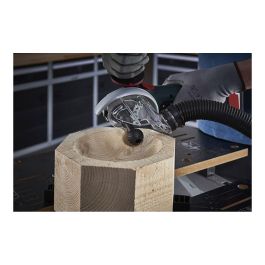 Wolfcraft Escofina de bola para amoladora angular 4386000 Ø31,5mm, para madera blanda y dura, rosca M14, compatible 115/125mm