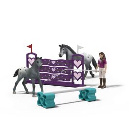 Schleich SCH42776 - Figura de entrenamiento de torneo de Lisa, Horse Club Series