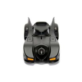 Coche metal batmóvil 1989, incluye figura batman de metal 7 cm escala 1:24 30x15x11 cm