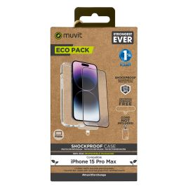 Muvit Funda Shockproof 2M para Apple iPhone 15, Material Reciclado y Reciclable - Protección Ecológica Precio: 28.49999999. SKU: B16Z3NHKNH